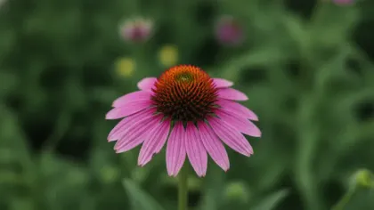 Purple Coneflower illustrated plant card