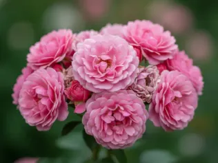Floribunda Rose illustrated plant card